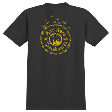 Anti Hero Tee Pocket Pigeon Motion Charcoal
