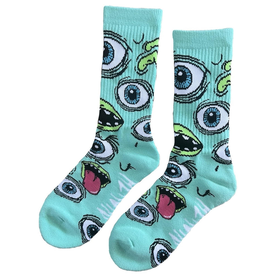 Heroin Socks Mutant Teal
