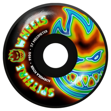 Spitfire Wheels 57mm 99a Radioactive Black