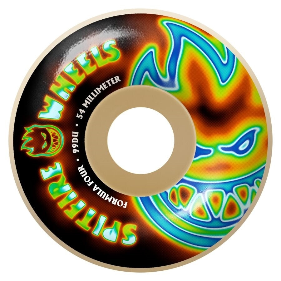 Spitfire Wheels 54mm Formula4 Radioactive Naturals