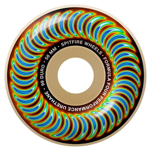 Spitfire Wheels 56mm Formula4 99a Radioactive Natural