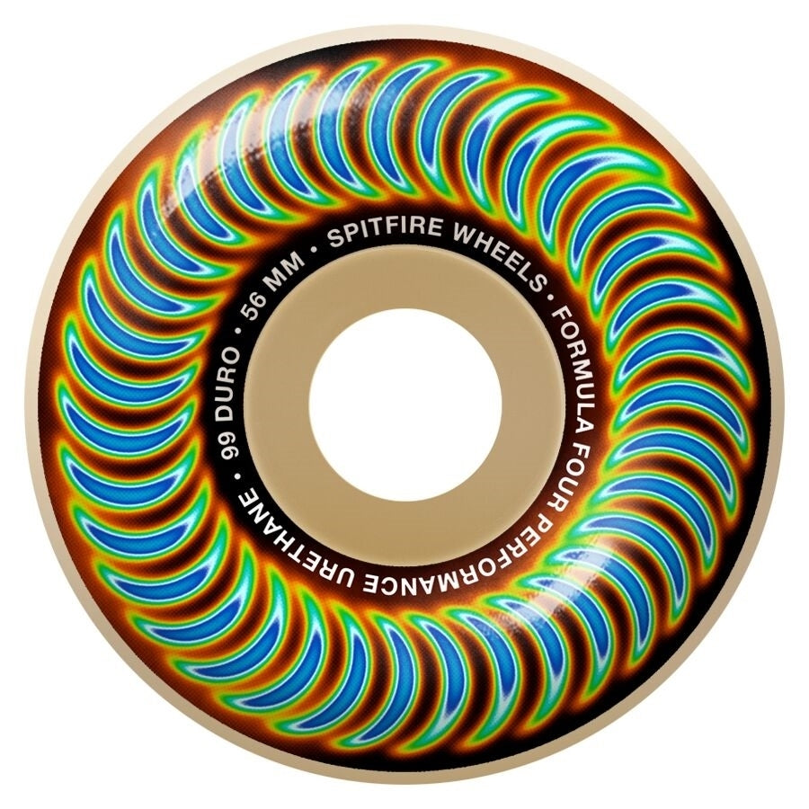 Spitfire Wheels 56mm Formula4 99a Radioactive Natural