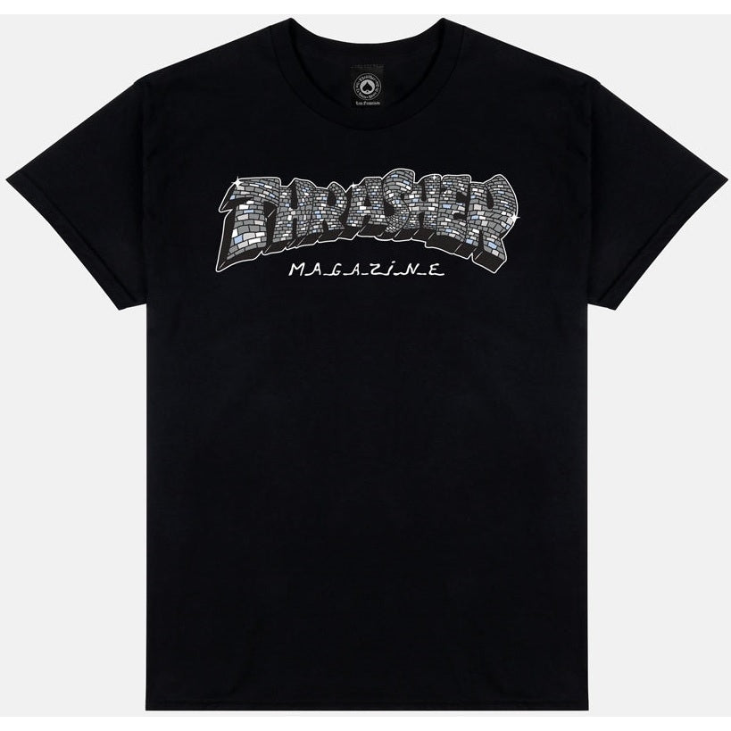 Thrasher Tee Disco By Spanky Black