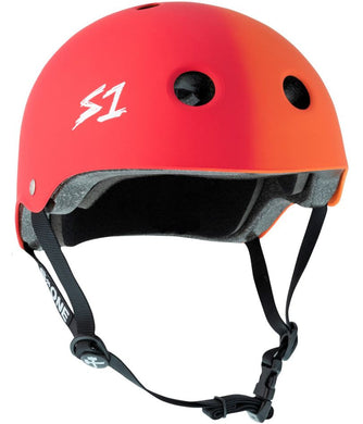 S-One Helmet Lifer Red Fade To Orange Matte