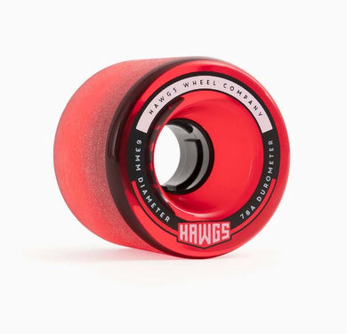 Hawgs Wheels 63mm 78a Fatty Clear Red