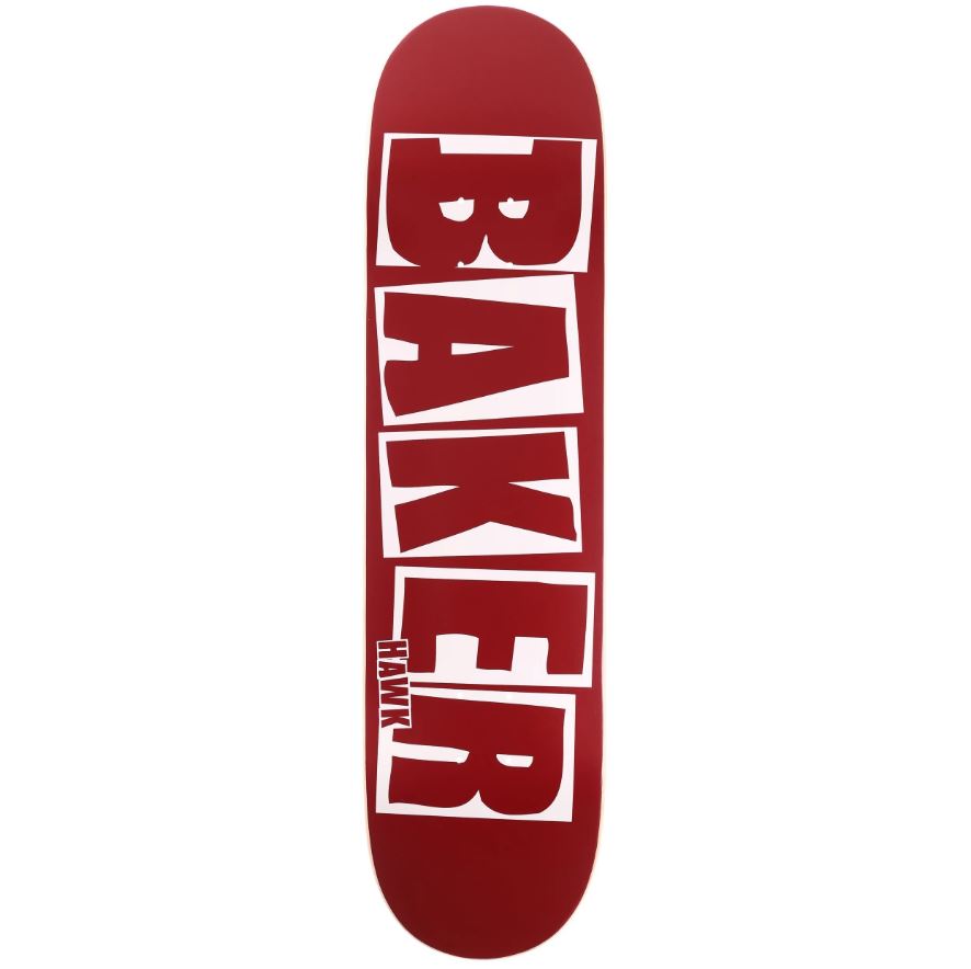 Baker Deck Riley Hawk Brand Name Maroon 8.0