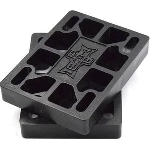 Dogtown Risers 1/4" Black 2 pack