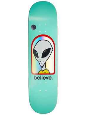 Alien Workshop Deck Believe 8.25 Teal