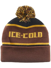 Load image into Gallery viewer, Anti Hero Beanie Ice Cold Pom Brown Gold