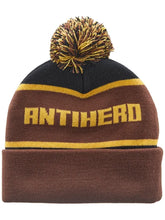 Load image into Gallery viewer, Anti Hero Beanie Ice Cold Pom Brown Gold