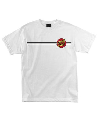 Santa Cruz Tee Classic Dot White