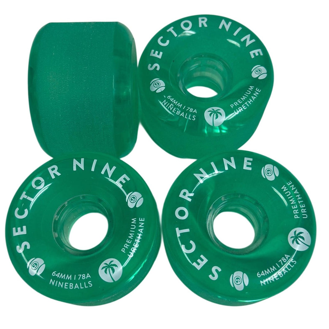 Sector 9 wheel 64mm 78A Nineball Teal