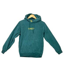 Load image into Gallery viewer, Krooked Hoodie Krooked Eyes Green Corduroy Embroidered