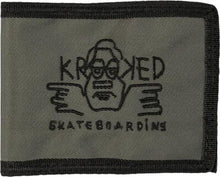 Load image into Gallery viewer, Krooked Wallet Arketype raw bi-fold Charc/blk