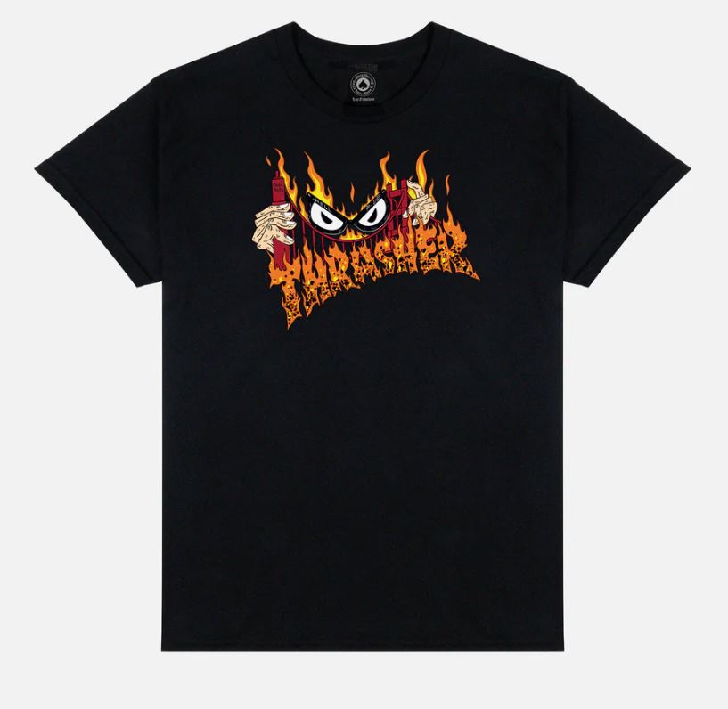 Thrasher Tee Sucka Free by Neckface Black