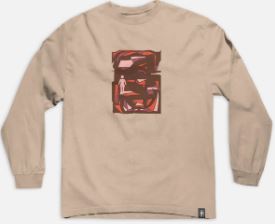 Girl Skateboards Long Sleeve Tee Painter Sand