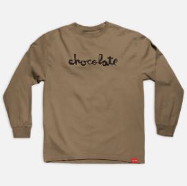 Chocolate Long Sleeve Tee Chunk Safari Green