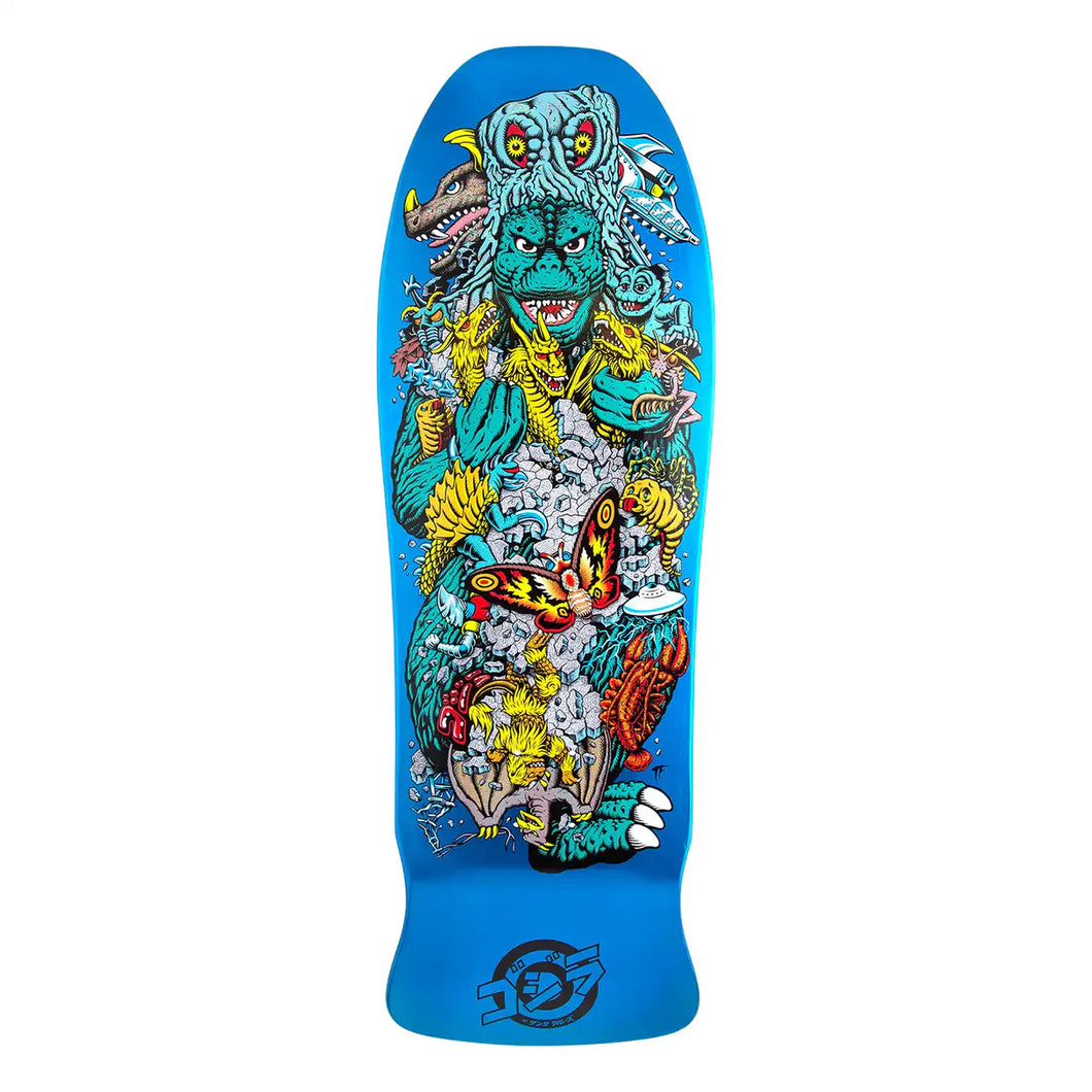 Santa Cruz Deck 10.135 Godzilla Kaiju Roskopp