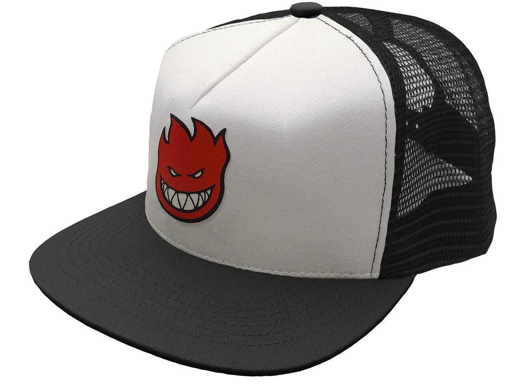 Spitfire Hat Bighead Fill Trucker White/Black