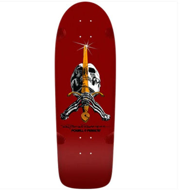 Powell Peralta Deck Skull & Sword Burgundy 10.0 x 30.0 Rodriguez