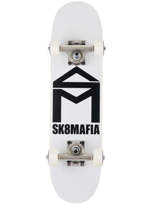 Sk8mafia Complete Micro House Logo White (6.0 x 23.5)