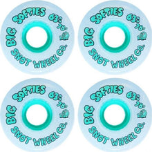 Load image into Gallery viewer, Snot Wheels Big Softies 63mm 78a White/Teal