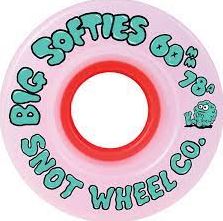 Snot Wheels Big Softies 60mm 78a White/Orange