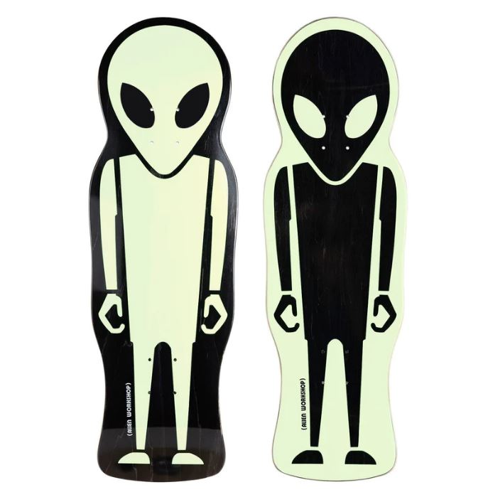 Alien Workshop Deck 9.6 Soldier Die Cut Glow