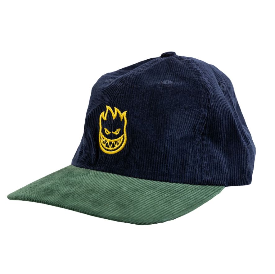 Spitfire Hat Lil Bighead Strap Navy/Dark Green Corduroy