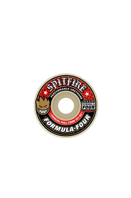 Spitfire Wheels 56mm Formula4 Conical Full Natural/Red 101a