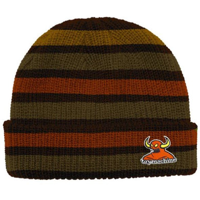 Toy Machine Beanie Multi Stripe Orange