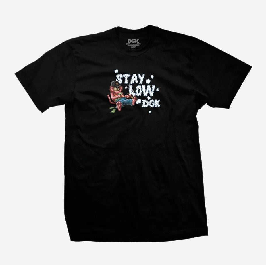 DGK Tee Stay Low Black