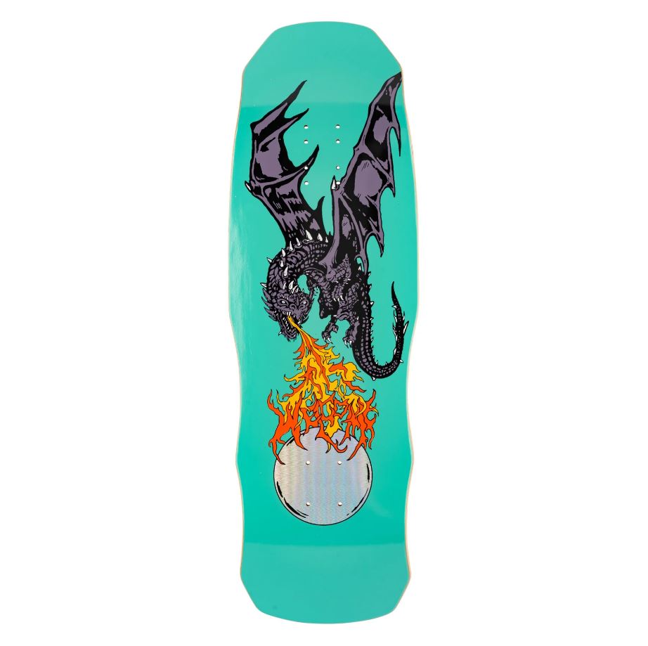 Welcome Deck Fire Breather Dark Lord Teal 9.75