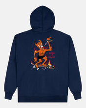 Load image into Gallery viewer, Thrasher Hoodie Burn it Down Navy