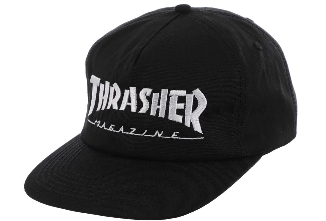 Thrasher Hat Snapback Mag Log Black/White