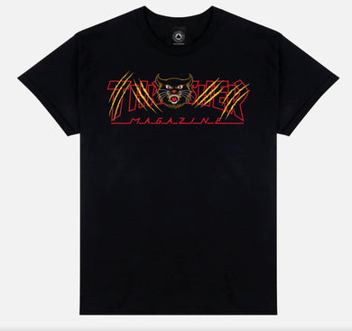 Thrasher Tee Gato Black