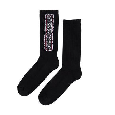 Independent Socks Tile Bar Black 9-11