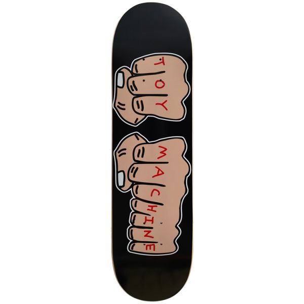 Toy Machine Deck 7.75 New Fists Black