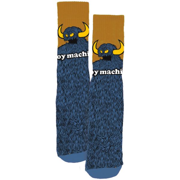 Toy Machine Socks Furry Monster Slate