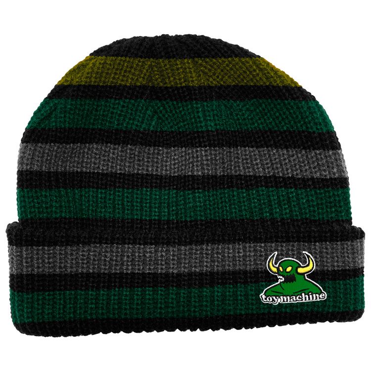 Toy Machine Beanie Multi Stripe Forest – Precision Skateshop