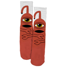 Load image into Gallery viewer, Toy Machine Socks Sect Hug Rust