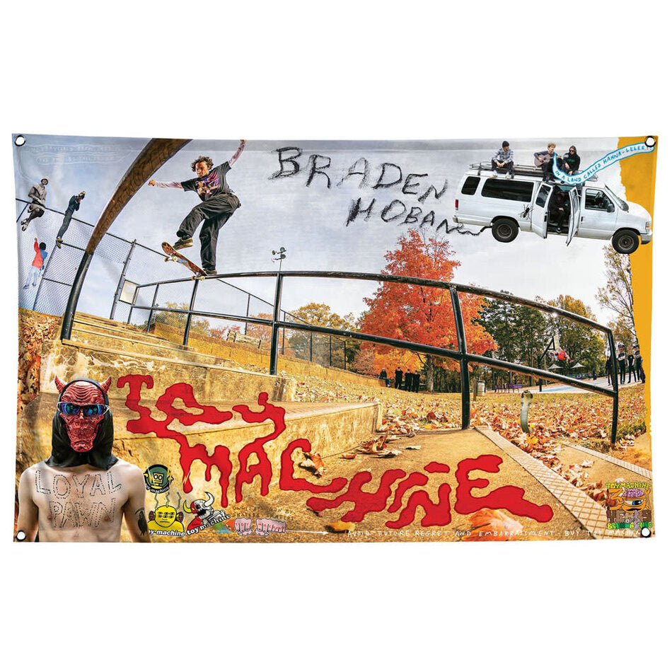 Toy Machine Flag Braden Hoban