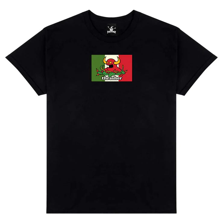 Thrasher X Toy Machine Hecho Black