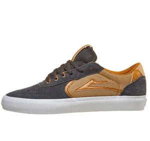 Lakai Atlantic Vulc Charcoal Tan Suede