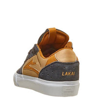 Load image into Gallery viewer, Lakai Atlantic Vulc Charcoal Tan Suede