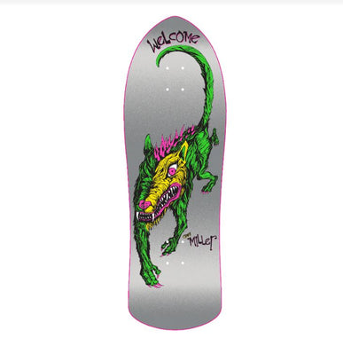 Welcome Deck Miller Beast on Crossbone 10.0 Metallic Silver