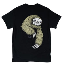 Load image into Gallery viewer, Welcome Tee Sloth Black/Sage