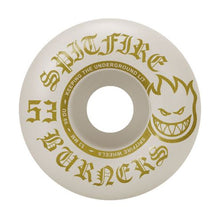 Load image into Gallery viewer, Spitfire Wheels 53mm 99a Bighead Shape White/Gold