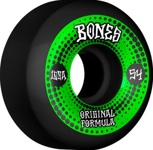Bones Originals 54mm V5 Sidecut 100A Black