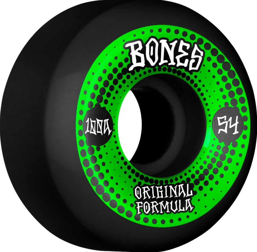 Bones Originals 54mm V5 Sidecut 100A Black